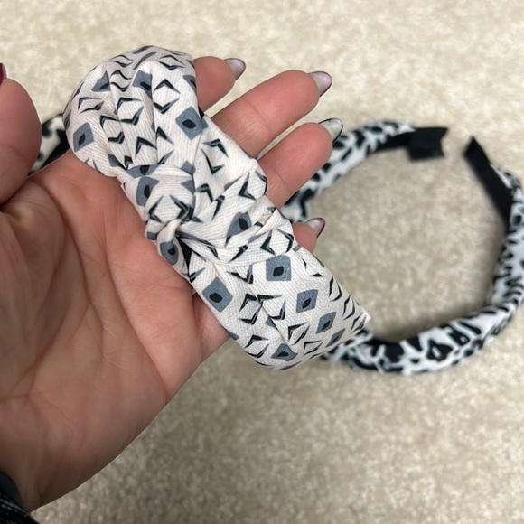 Headbands Knotted Abstract Animal Print Wide Brand New Set of 3 - Picture 2 of 3